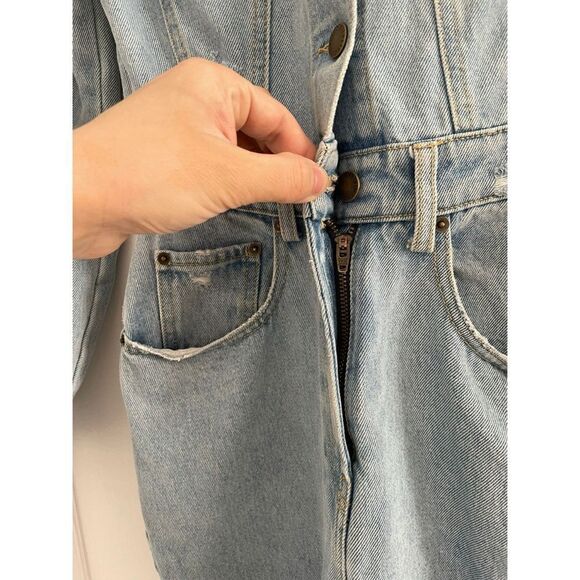 NWT Retrofete Cora Denim Jumpsuit XS - Picture 11 of 16